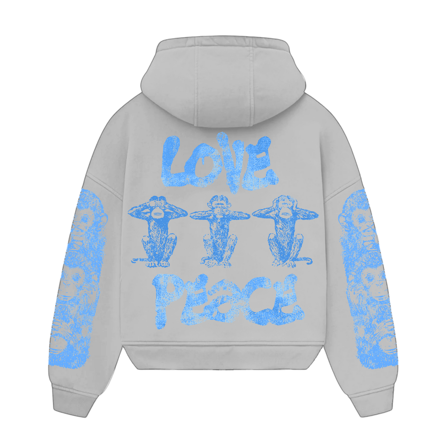 WaBi Zip Hoodie (Grey)